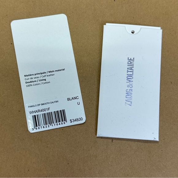 Zadig&Voltaire Panglo Zip Clutch White - Picture 4 of 12